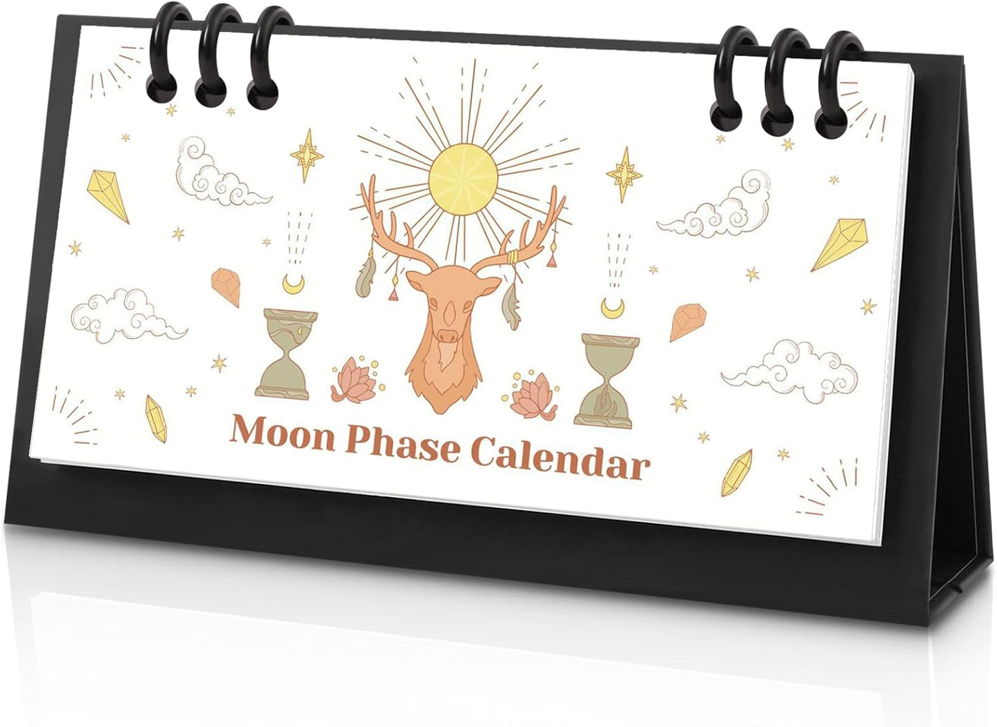 Small Desk Calendar 2026-2027, 6.3" x 3.1", 2026 Desk Calendar - Runs From January 2026 Until December 2027, 24 Months Mini Desktop Calendar for School, Home and Office Supplies