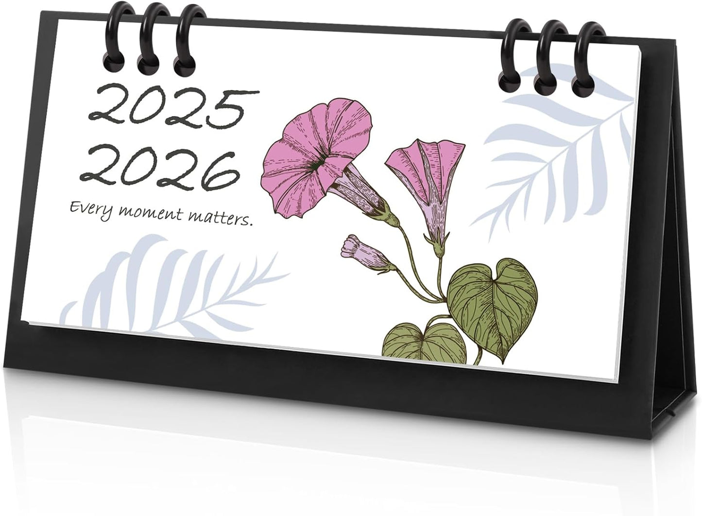 Small Desk Calendar 2026-2027, 6.3" x 3.1", 2026 Desk Calendar - Runs From January 2026 Until December 2027, 24 Months Mini Desktop Calendar for School, Home and Office Supplies