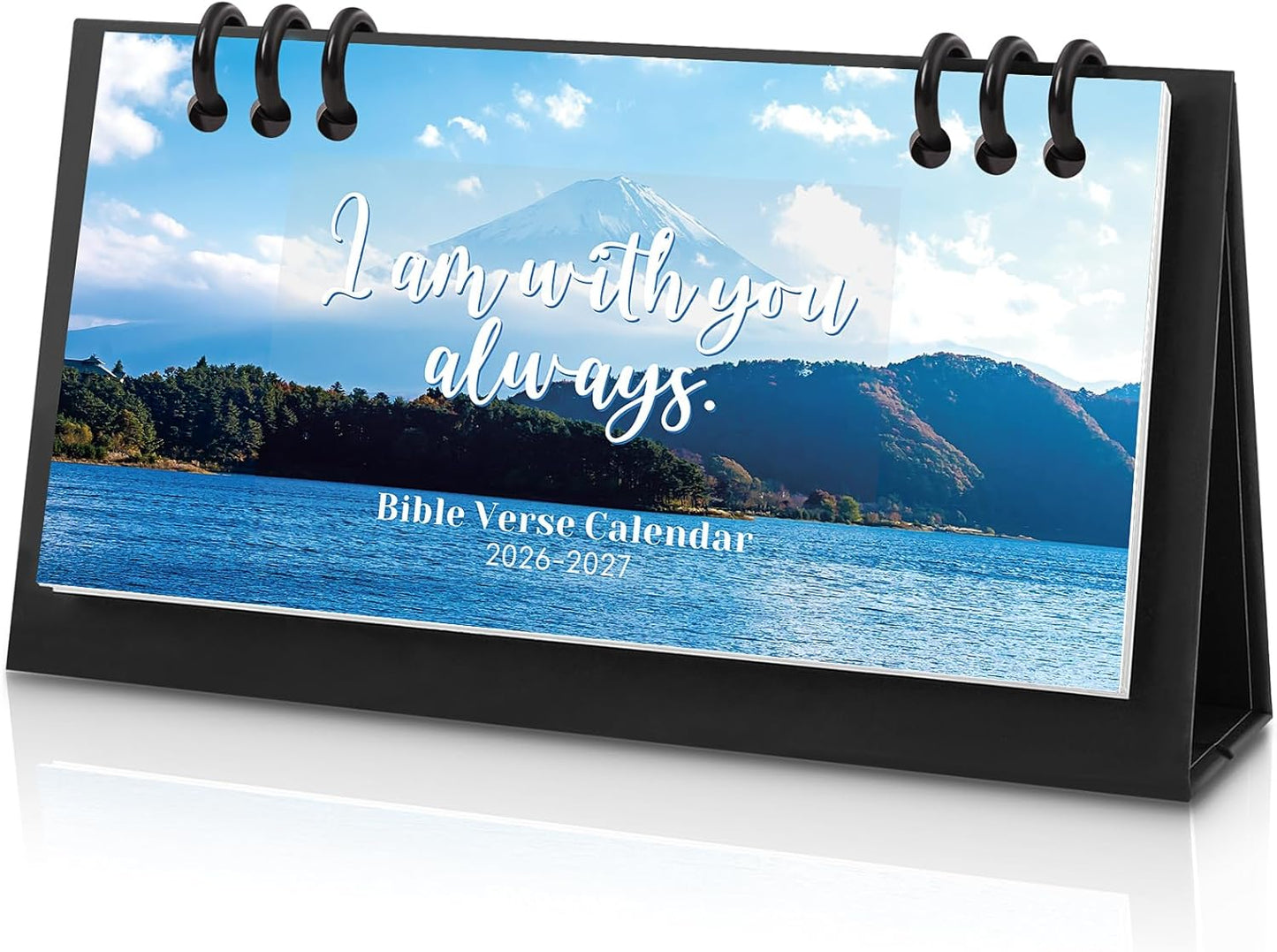 Small Desk Calendar 2026-2027, 6.3" x 3.1", 2026 Desk Calendar - Runs From January 2026 Until December 2027, 24 Months Mini Desktop Calendar for School, Home and Office Supplies